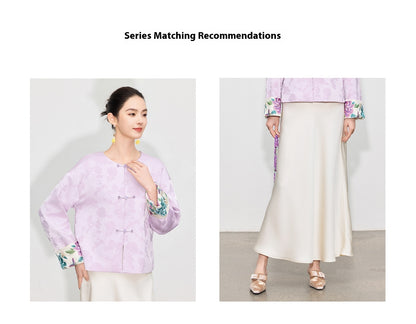 Spring Retro Embroidered Loose Slimming Jacket for Women