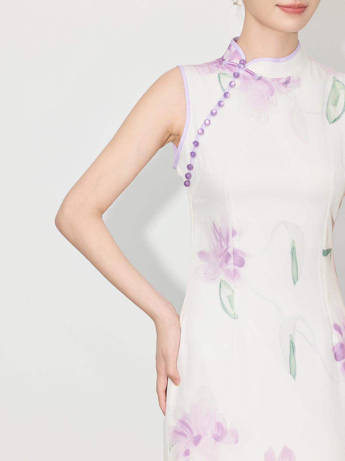 Elegant Slim Fit Chinese Dress – 2025 High-End Spring Summer