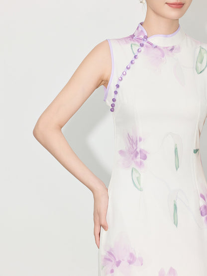 Elegant Slim Fit Chinese Dress – 2025 High-End Spring Summer