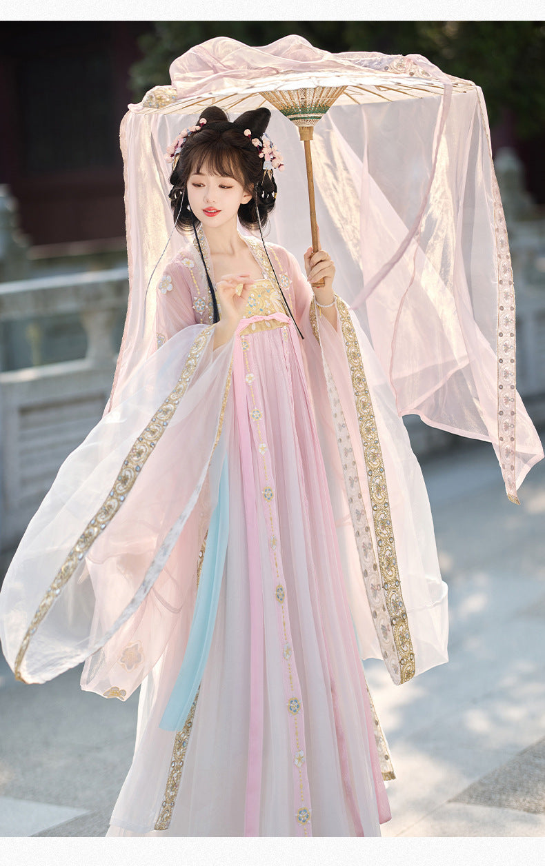 Fairy Hanfu Costume — Elegant Cloak & Flowing Ancient Outfit