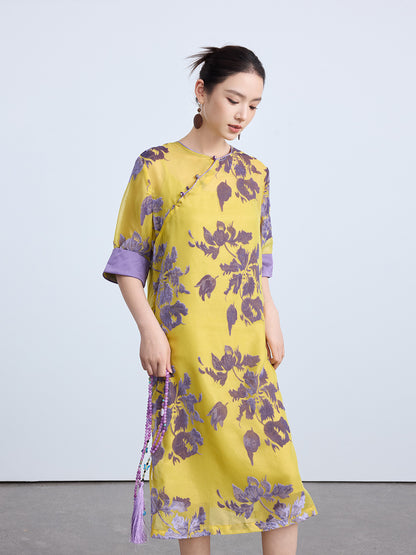 New Chinese Style Qipao – High-End Elegant Women's Dress