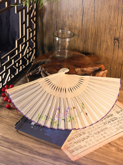 Ancient Style Suzhou Embroidered Fan — Portable Chinese Style Fan