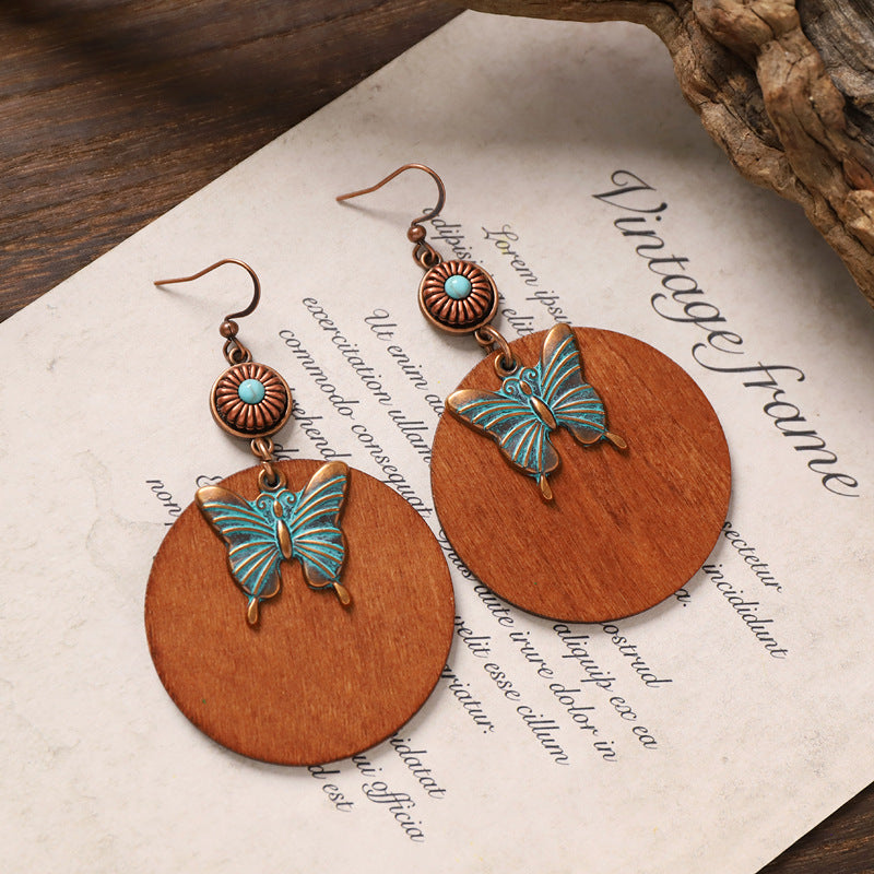 Vintage Boho Tassel Earrings — Niche Chinese Ethnic Long Drop Earrings