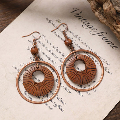 Vintage Boho Tassel Earrings — Niche Chinese Ethnic Long Drop Earrings