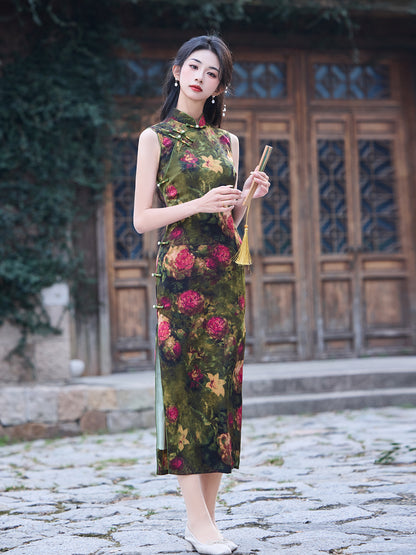 New Chinese Style Qipao – Elegant Daily Wear Dress for Girls