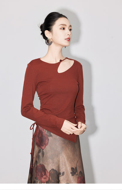 Vintage Hollow Knit Sweater