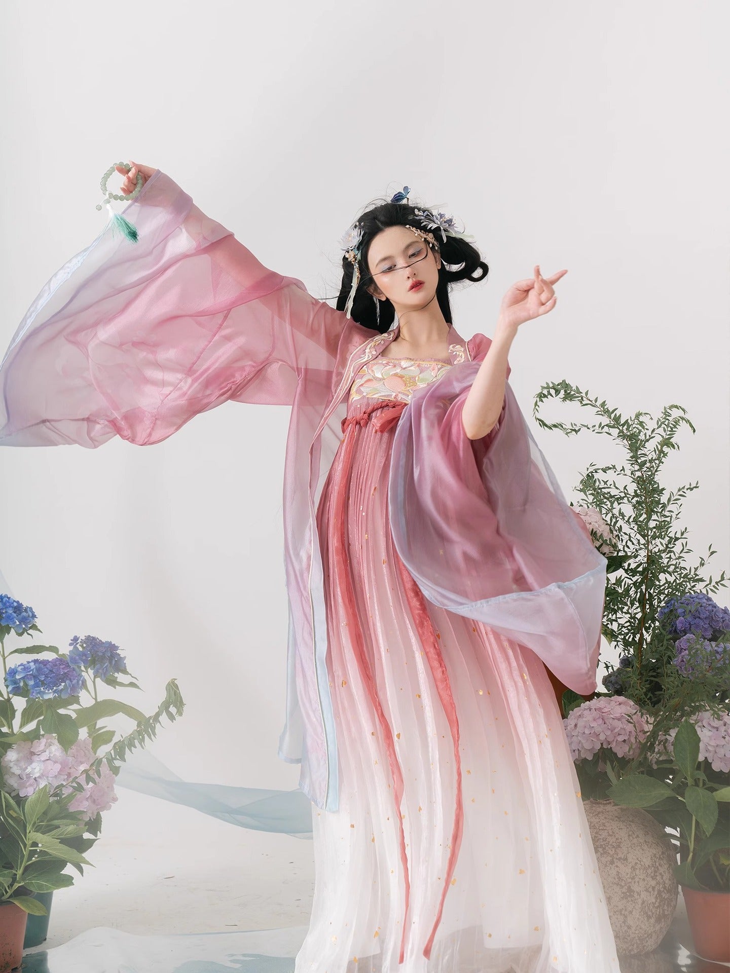 Immortal Cultivation Hanfu — Spring Summer Elegant Tang Style Set
