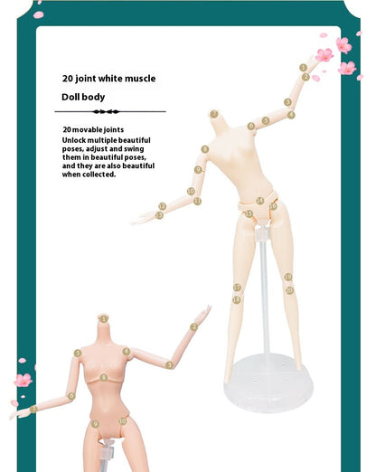 3L3W Ancient Costume Doll 30cm — Realistic Chinese Style BJD Gift