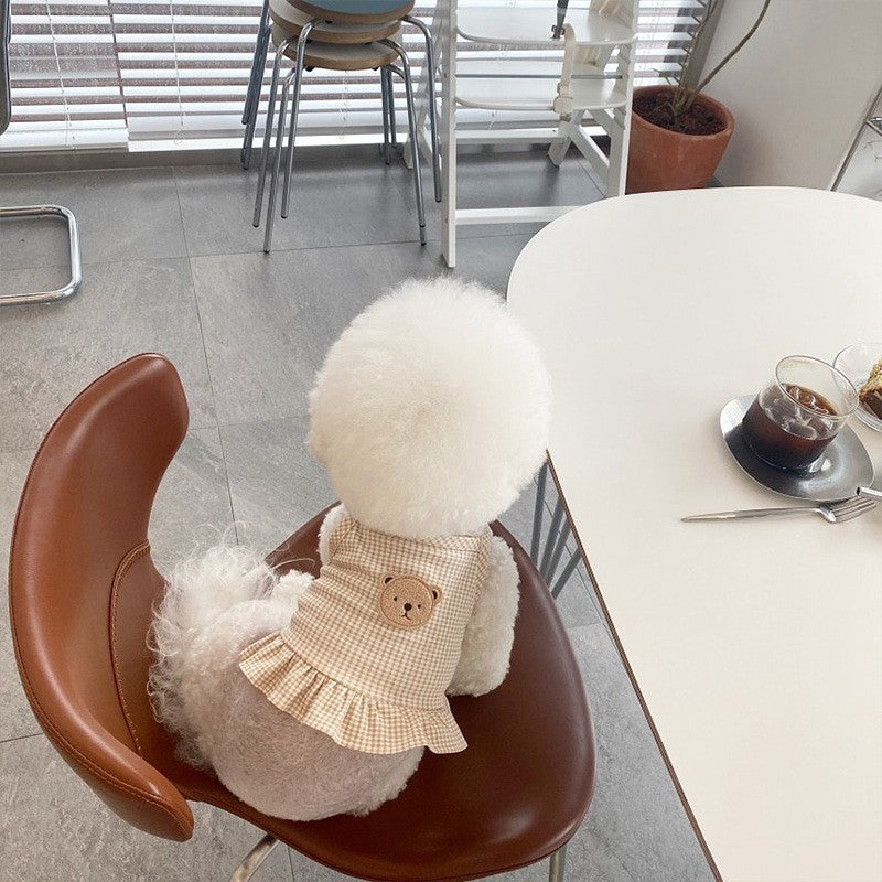 Spring Summer Pet Chinese Style Embroidered Vest for Dogs and Cats