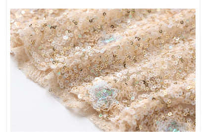 National Style2025Summer New Beaded Embroidery New Chinese Style Sequin Mermaid Skirt Vest Pants Set