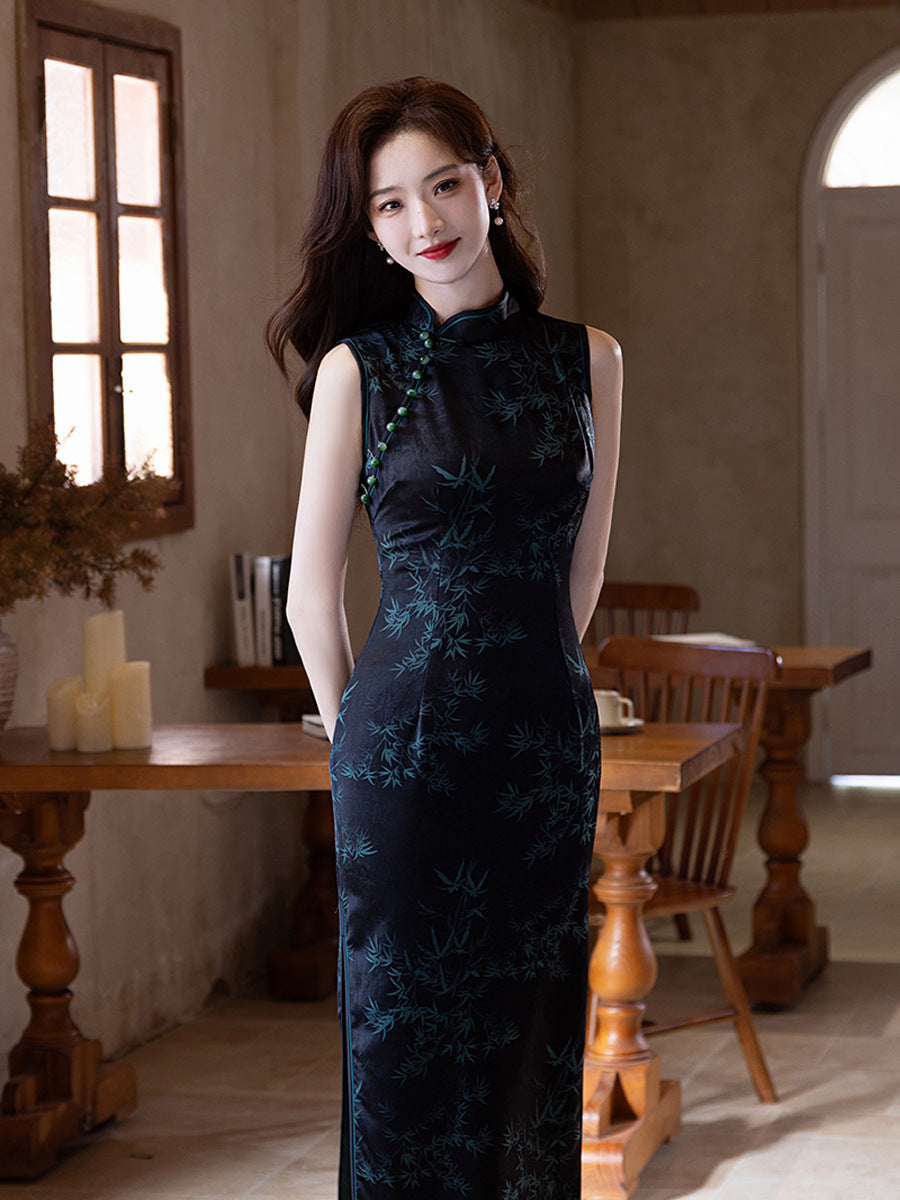 Elegant New Chinese Style Qipao – Daily Exam Prep Dress