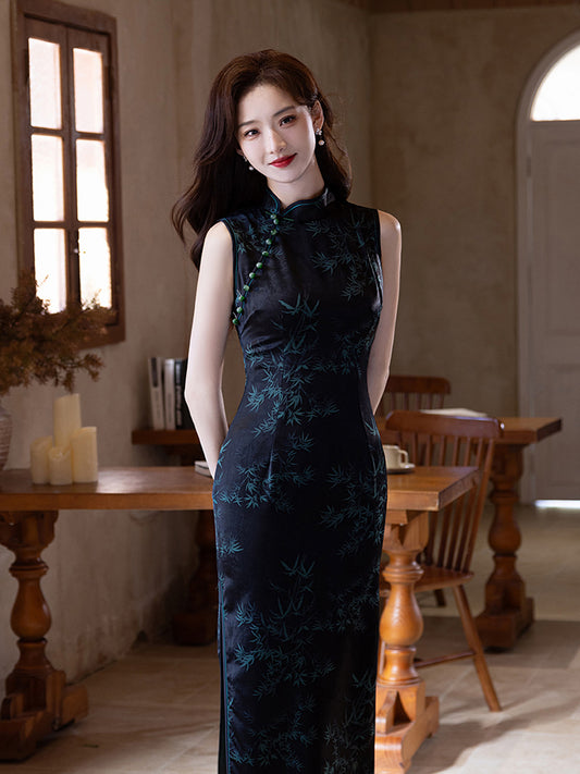 Elegant New Chinese Style Qipao – Daily Exam Prep Dress