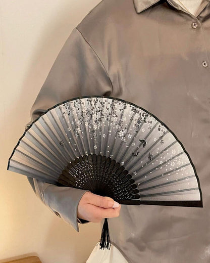 New Chinese Style Small Folding Fan — Hanfu Cheongsam Spring Summer