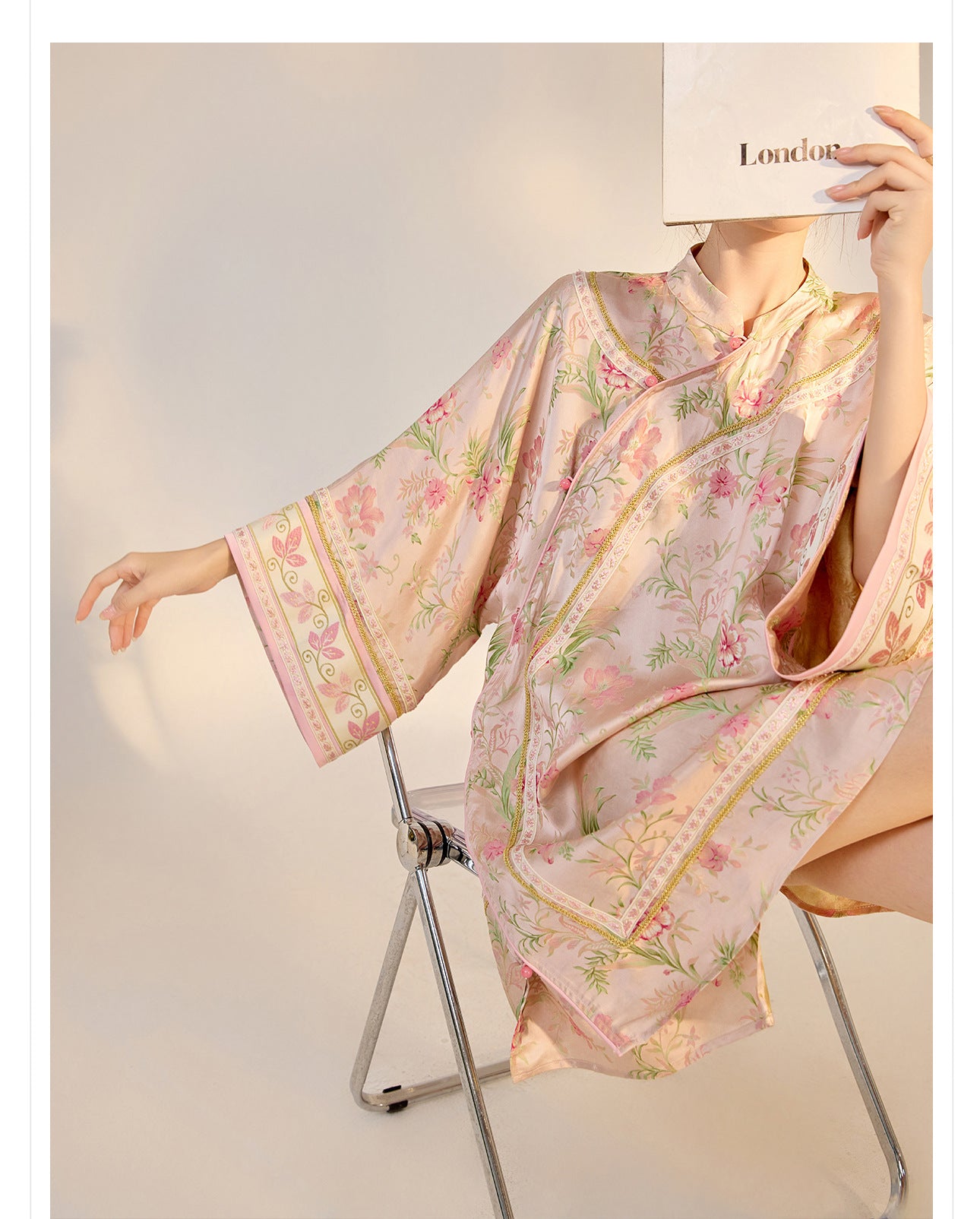 2026 Summer New Chinese Style Printed Rayon Loose Elegant Blouse