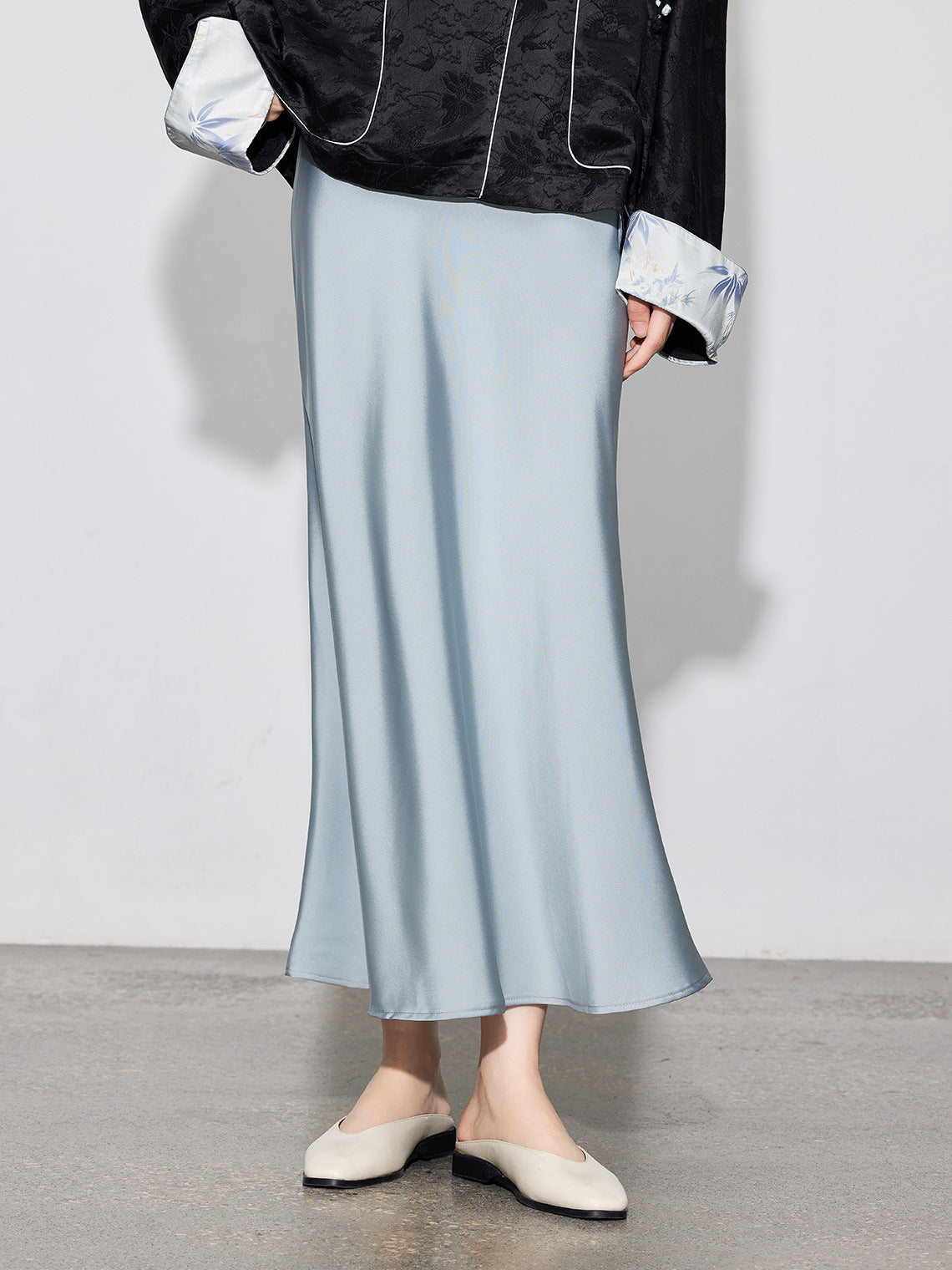 Chic High-End Silky Mermaid Half Skirt