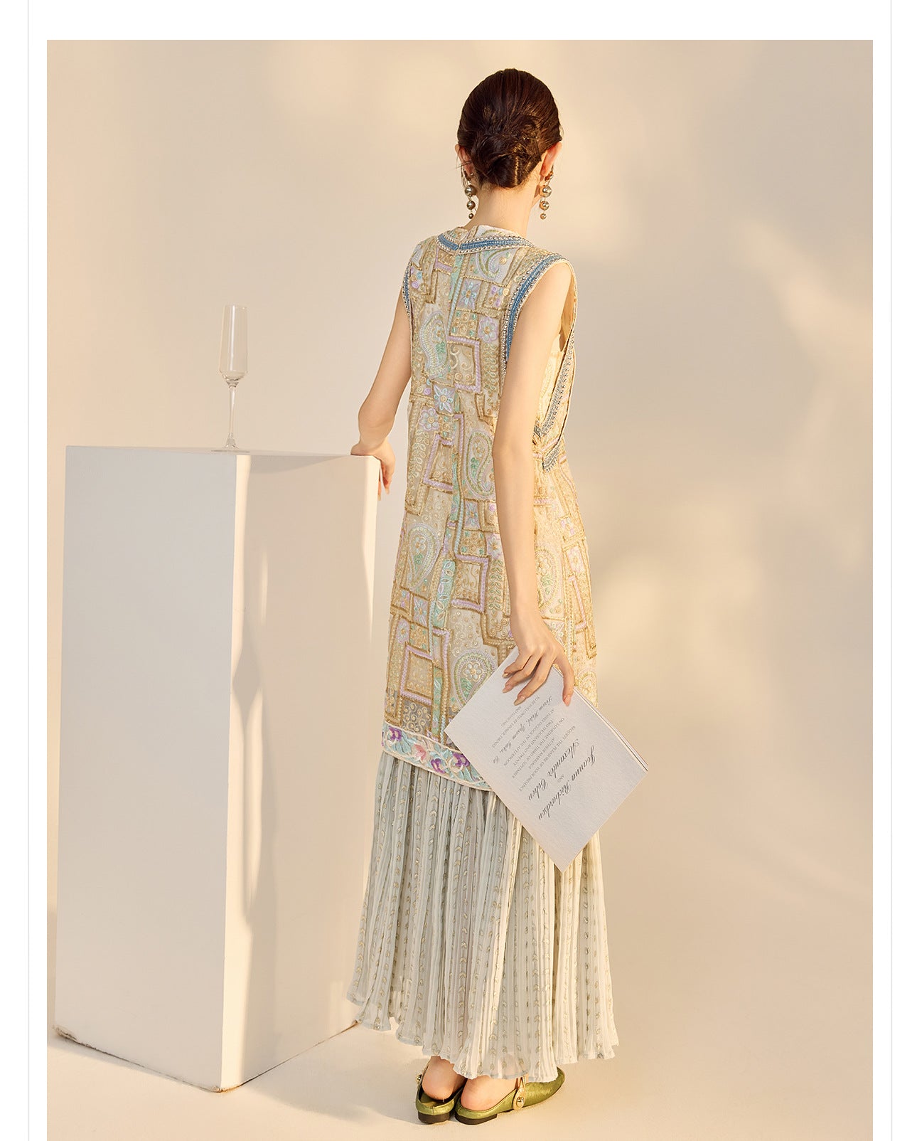 High-End Summer Dress for Women |New Chinese Style Embroidered Long Dress