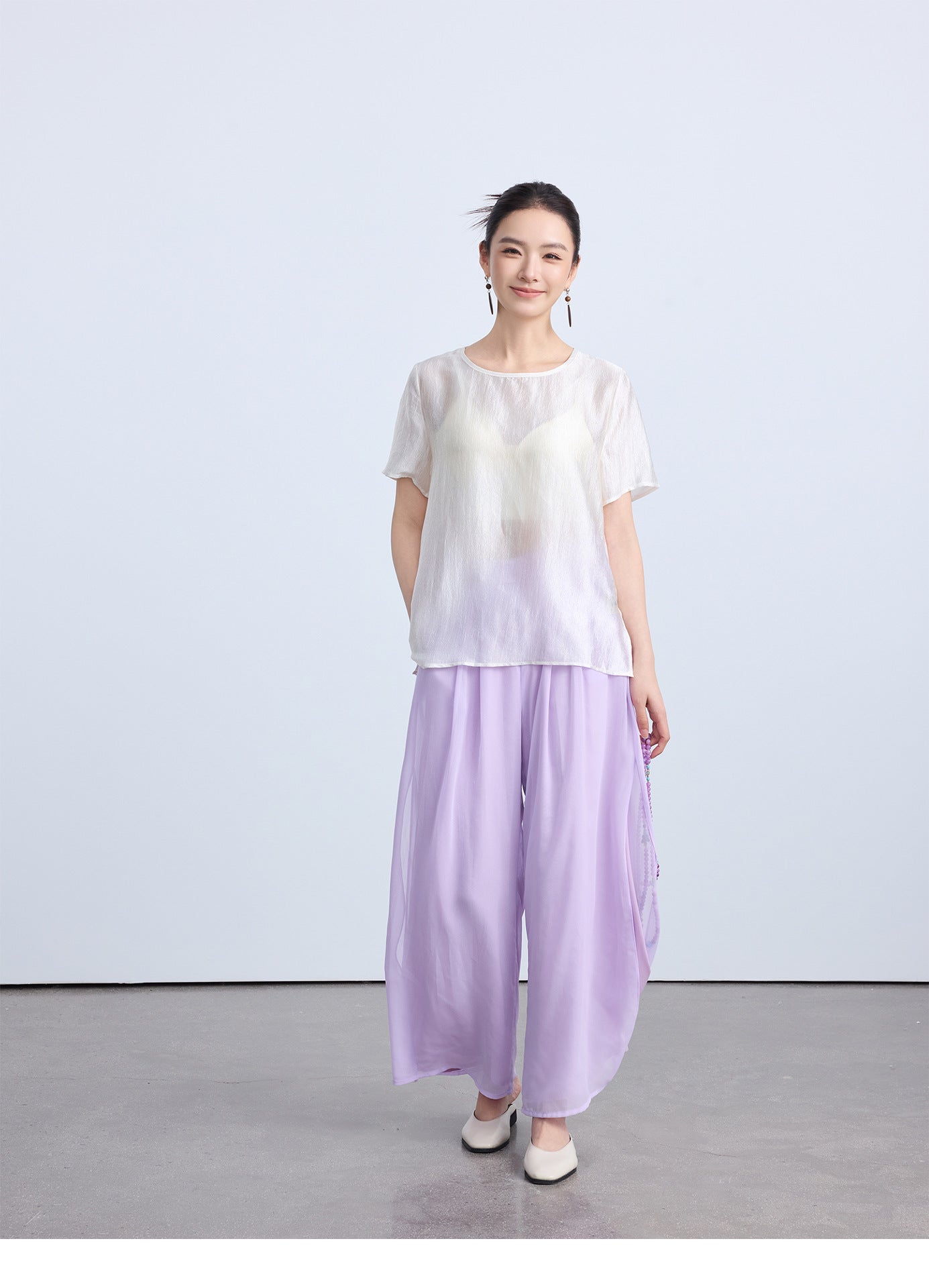 High-End National Style Summer Blouse for Women