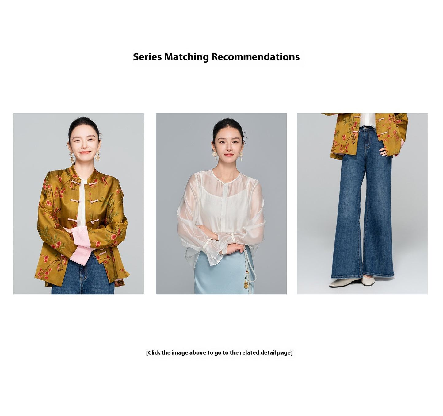 Old Money Style Printed Tang Jacket for Women