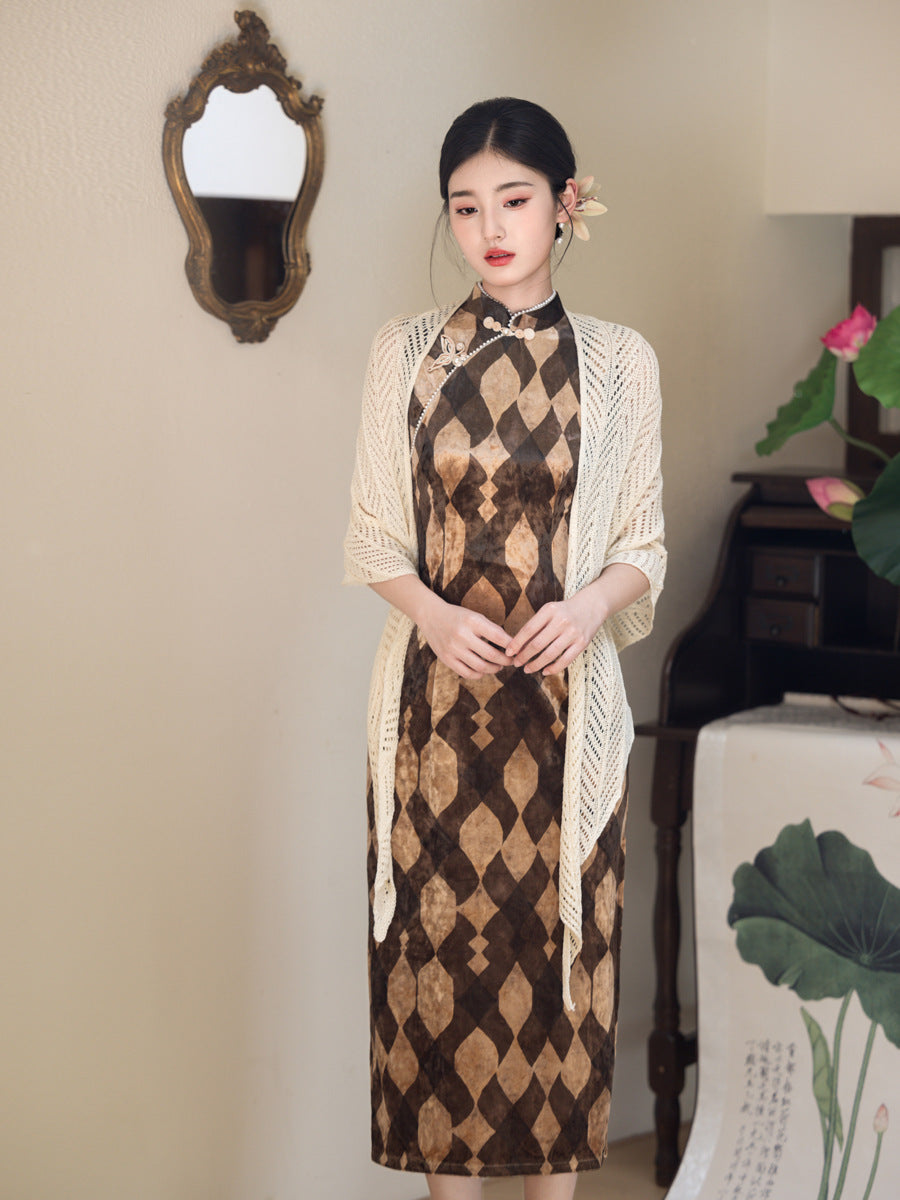 Improved New Chinese Style Qipao – Classy Women's Dress