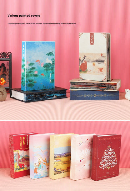Creative 3D Night Light Foldable Fan Book Lamp for Bedroom