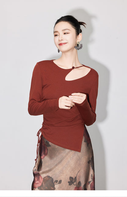 Vintage Hollow Knit Sweater