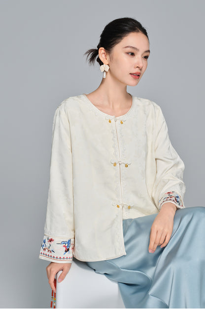 Stylish Embroidered Women's Top