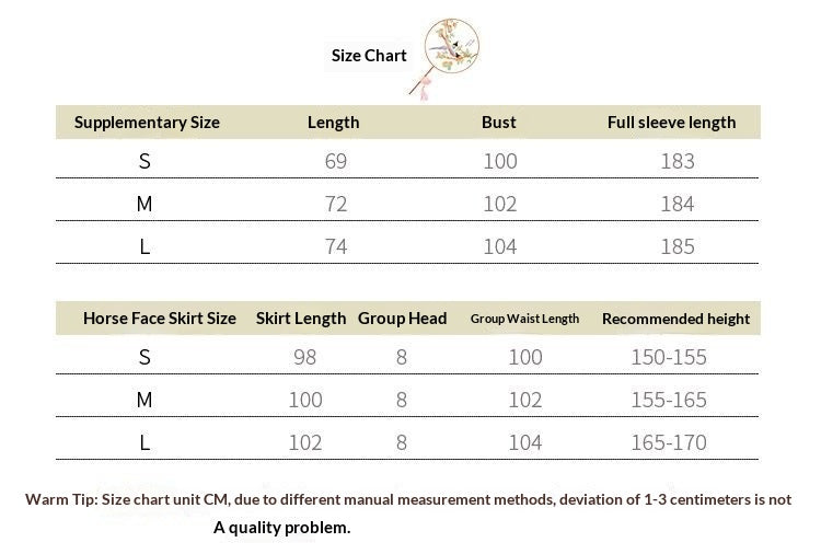 Trees of Sea 2025 New Ming Hanfu Set Stand Collar Embroidered Horse Face Skirt