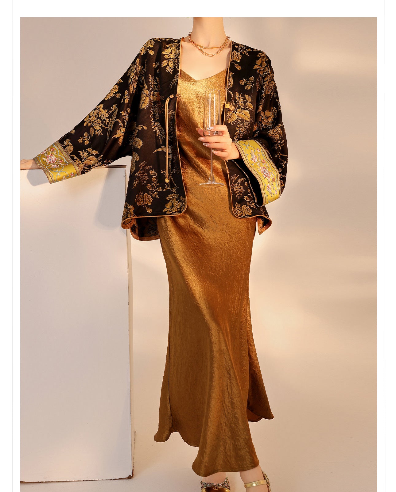 Vintage Embroidered Jacket High-End New Chinese Style Autumn Top