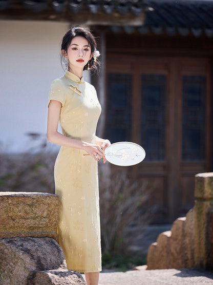 Improved New Chinese Style Qipao – Petite Youth Gift Dress