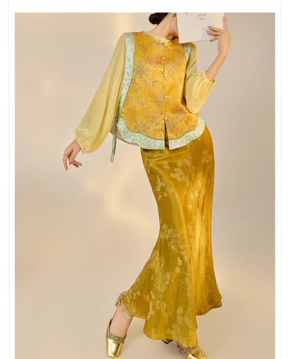 High-End Floral Embroidered Vest – Stylish Women's Top