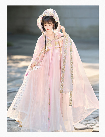 Fairy Hanfu Costume — Elegant Cloak & Flowing Ancient Outfit