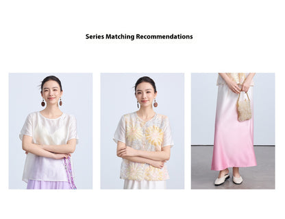 High-End Elegant Chinese Summer Vest Top