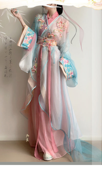Oriental Drama Hanfu — Modified Warring States Style Short Robe