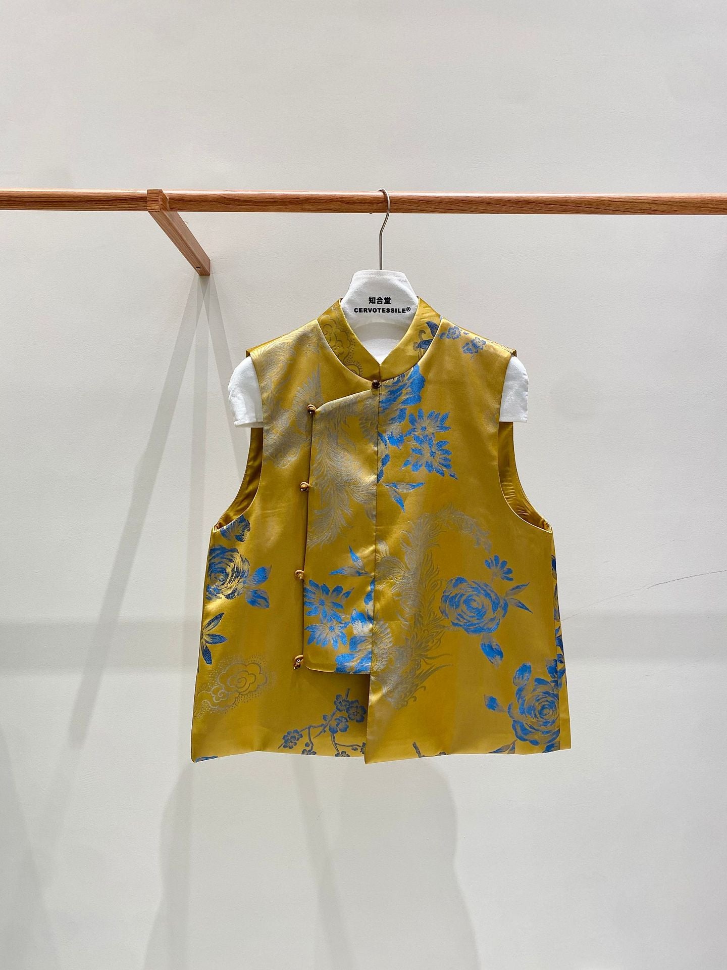 Stylish Jacquard Sleeveless Vest