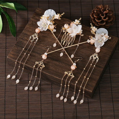 Hanfu Hair Accessories Fairy Girl Tassel Hairpin Full Set Buyao Hairpin