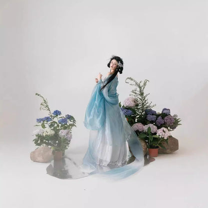 Immortal Cultivation Hanfu — Spring Summer Elegant Tang Style Set