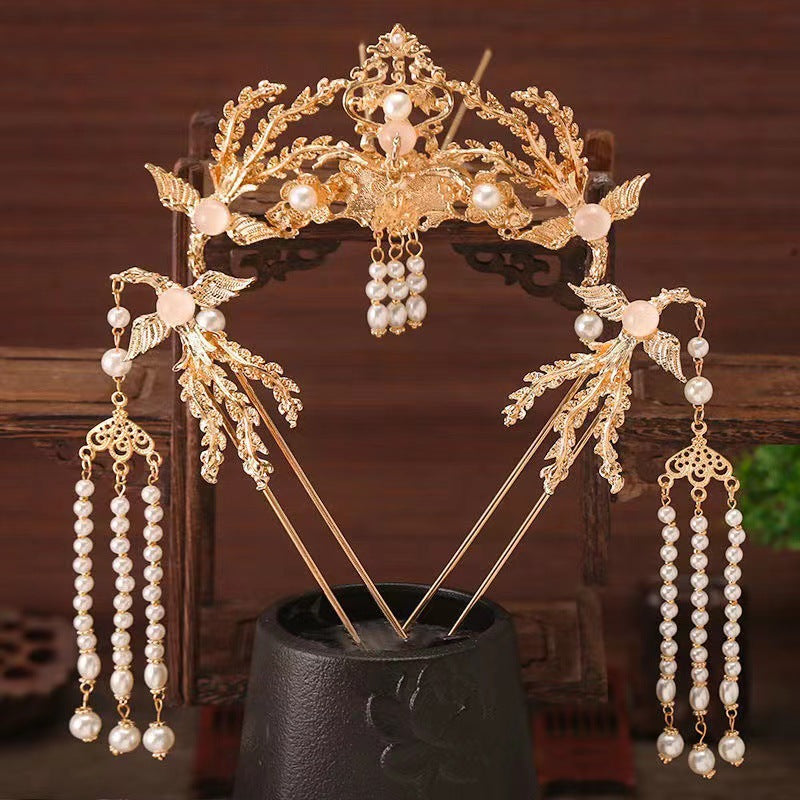 Hanfu Hair Accessories Fairy Girl Tassel Hairpin Full Set Buyao Hairpin