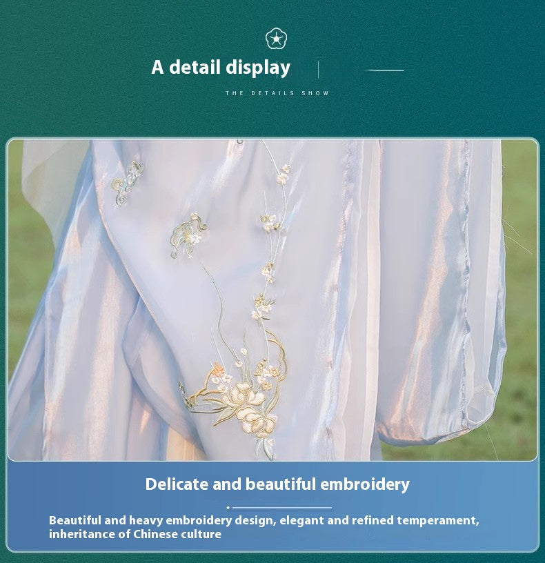 Super Fairy Hanfu Outfit — Improved Zen Hezi Dress for Women