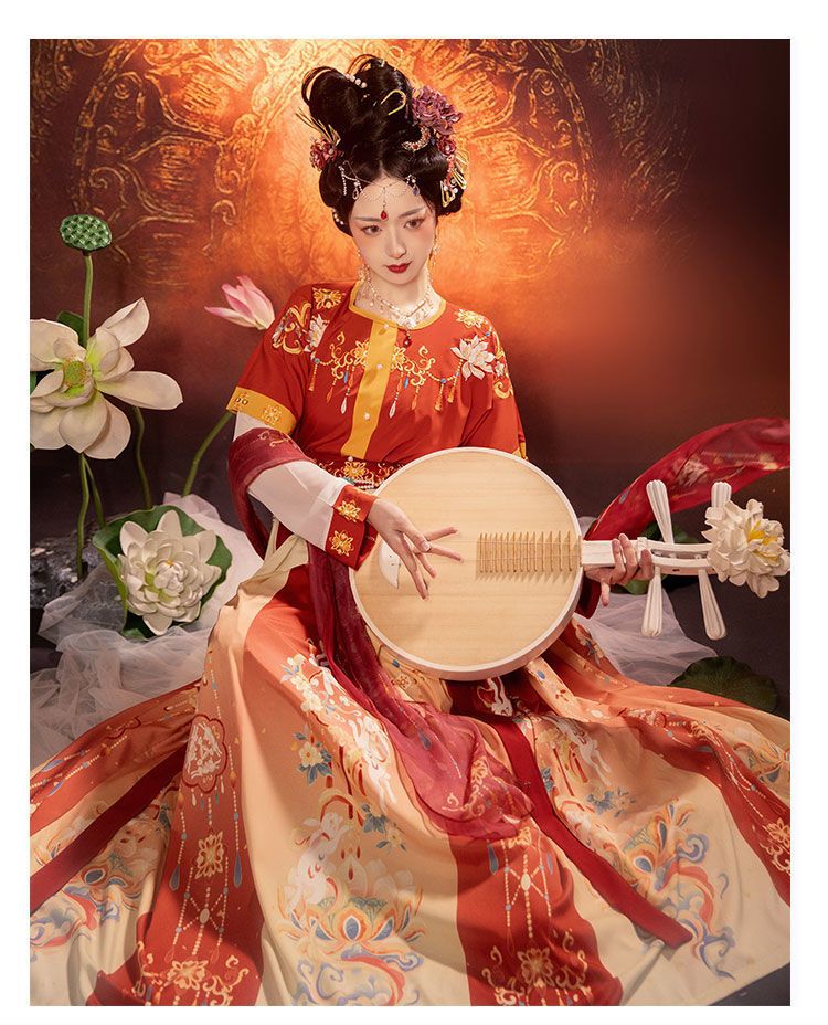 Tang & Wei Jin Style Hanfu — Chest-High Skirt Women’s Spring Summer Set