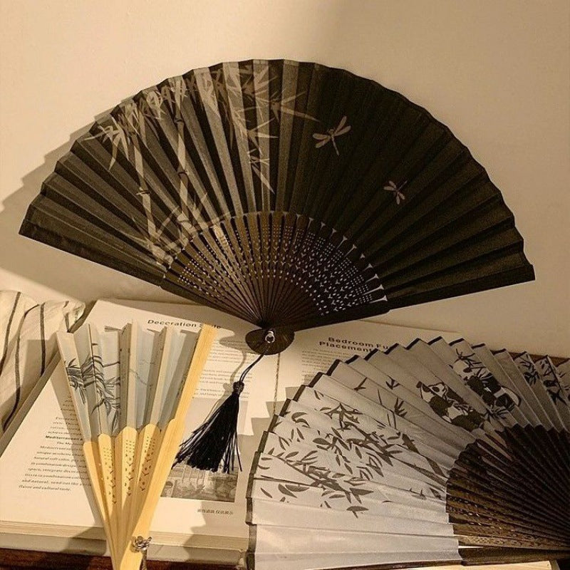 New Chinese Style Small Folding Fan — Hanfu Cheongsam Spring Summer