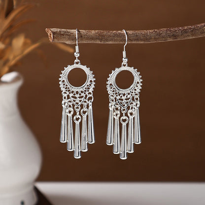 Ancient Style Ethnic Earrings | Elegant Miao Jewelry for Women