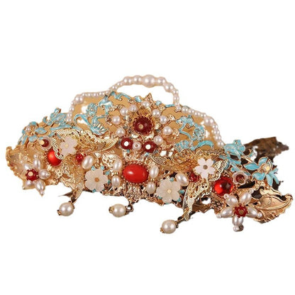 Ancient summer style hair crown tassel hair accessories