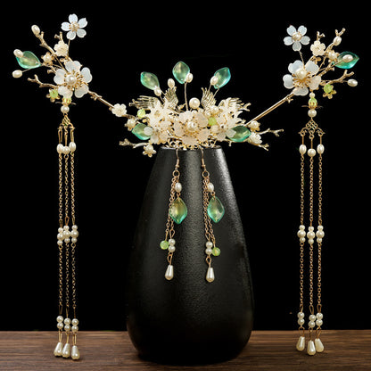 Hanfu Hair Accessories Fairy Girl Tassel Hairpin Full Set Buyao Hairpin