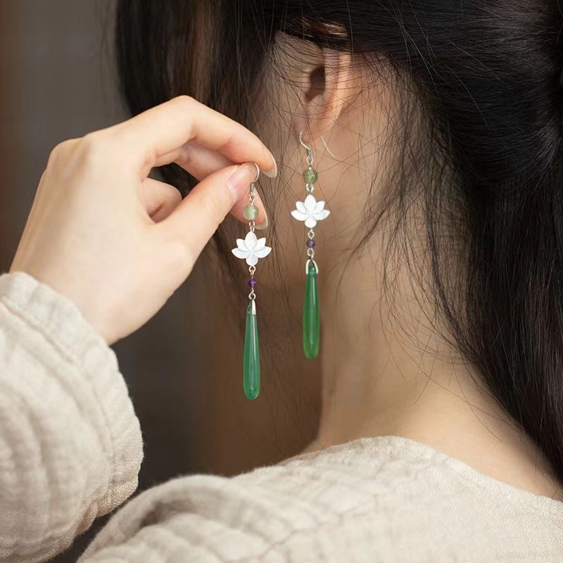 Ancient Style Retro Earrings | Elegant Chinese Style Cool Earrings for Women