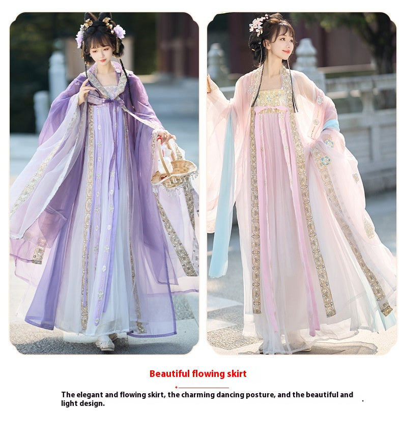 Fairy Hanfu Costume — Elegant Cloak & Flowing Ancient Outfit