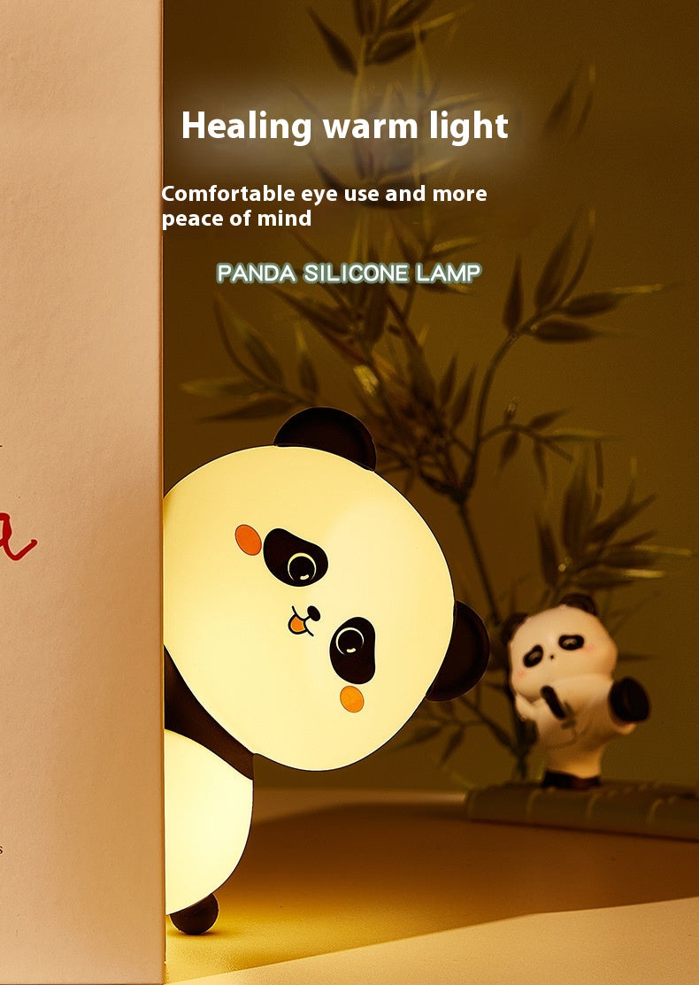 Panda Silicone Night Lamp USB Rechargeable Adjustable Bedside Lamp