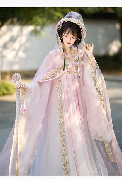 Fairy Hanfu Costume — Elegant Cloak & Flowing Ancient Outfit