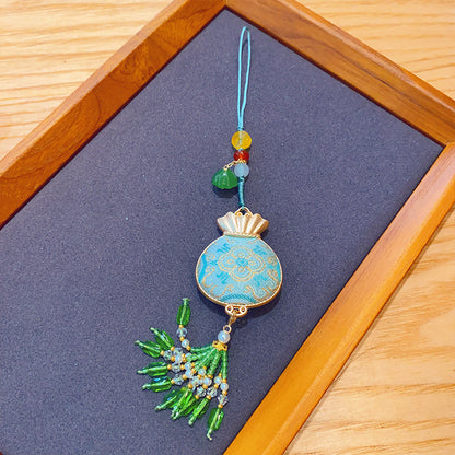 Song Brocade Tassel Pendant Intangible Heritage Car Hanging Charm