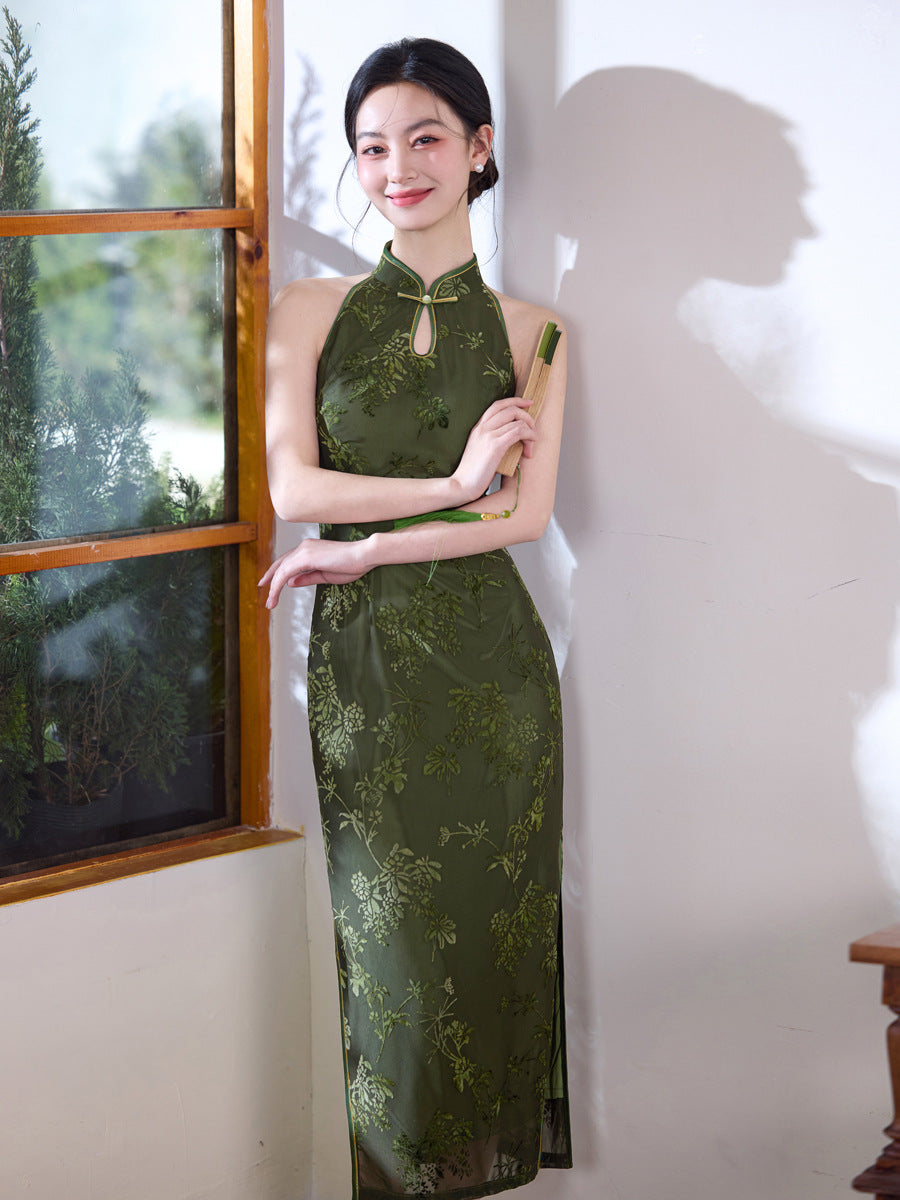 Improved Youth Cheongsam – Double Layer Elegant Chinese Dress