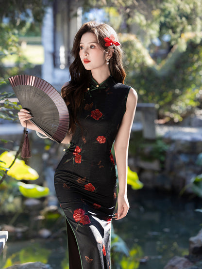 New Chinese Style Qipao – Elegant Daily Wear Dress for Girls